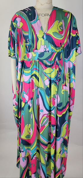 Palm Springs Caftan in Luxe Jersey