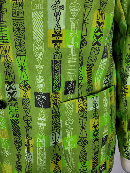 Green Apple Tiki Beads Jacket