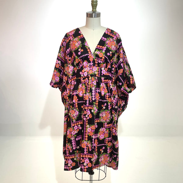 Mod Flower Mini Caftan