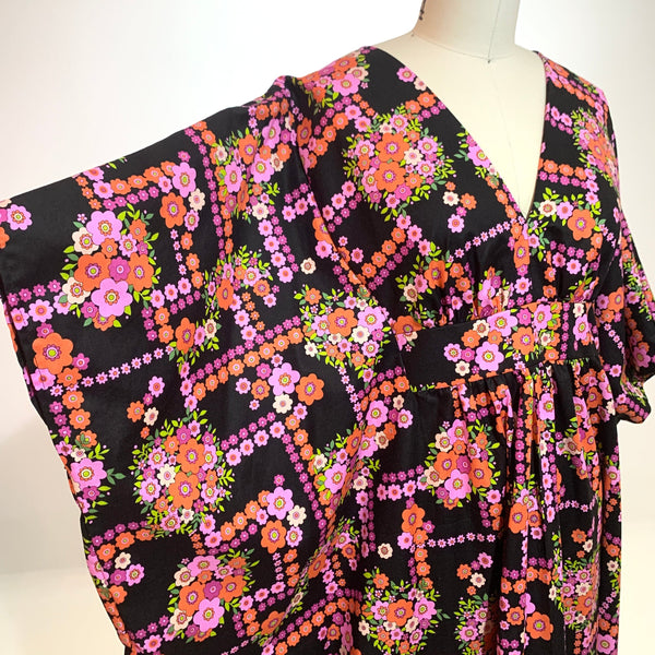 Mod Flower Mini Caftan