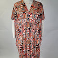 Witchdoctor Caftan in Luxe Jersey- Creepy Tiki