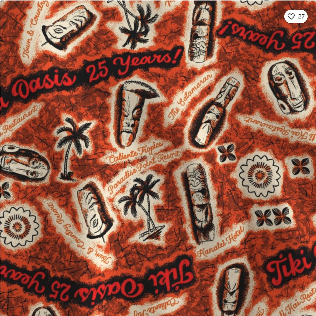 tiki oasis red 25th anniversary san diego