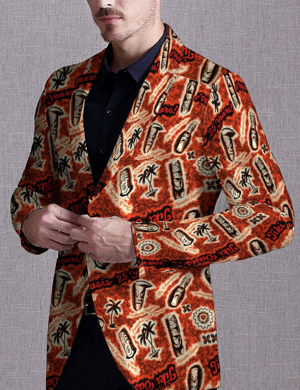 Tiki Oasis 25th Anniversary Sportcoat Jacket in Red