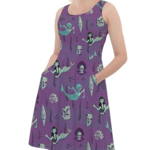 Deep Sea Tank Dress Creepy Tiki