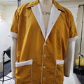 Goldfinger Terry Lined Cabana Set - Jacket & Shorts