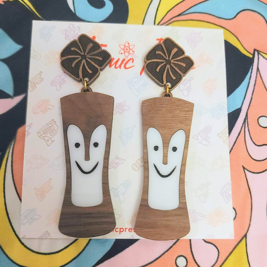 Tiki Bob Earrings