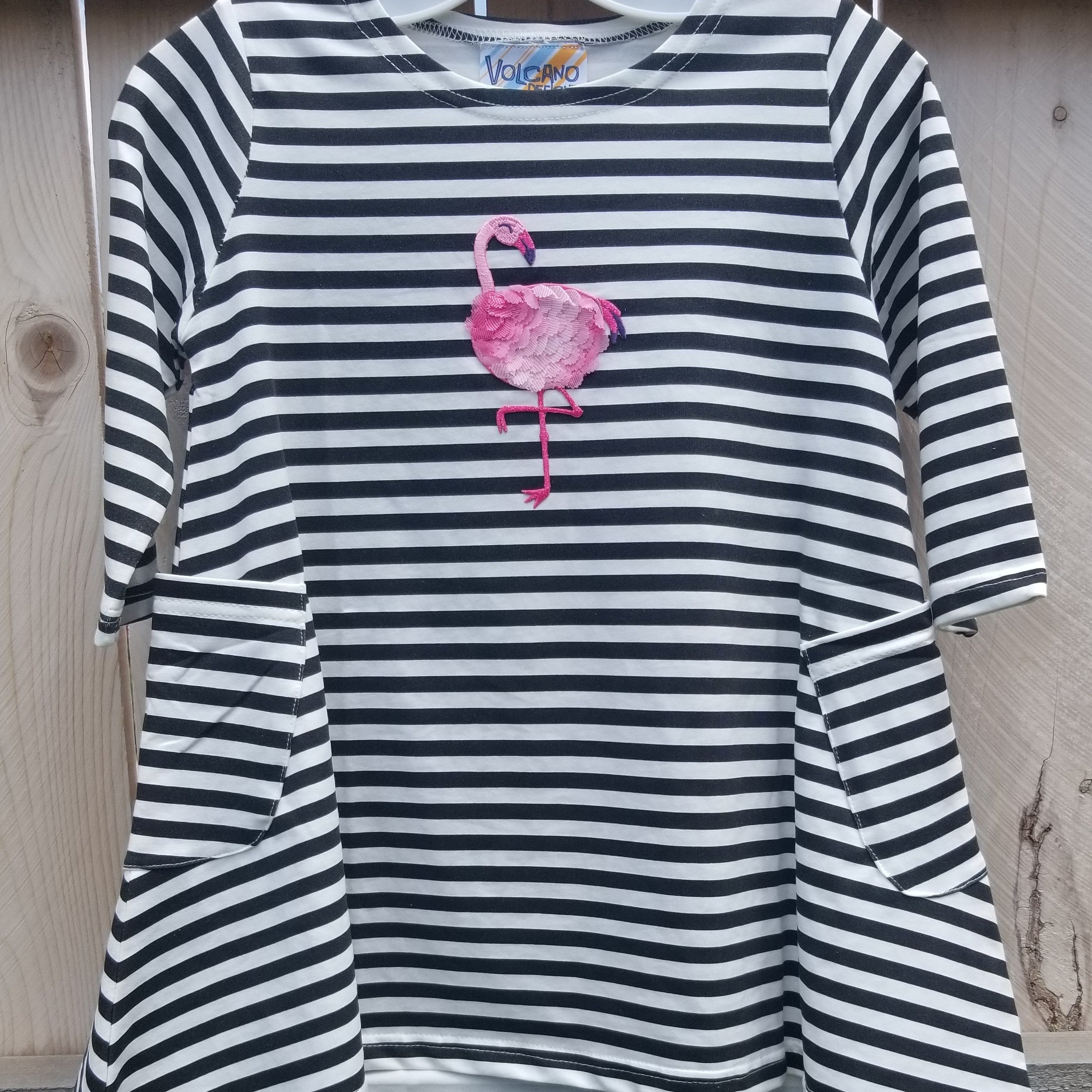 Girl's Flamingo Swing Dress