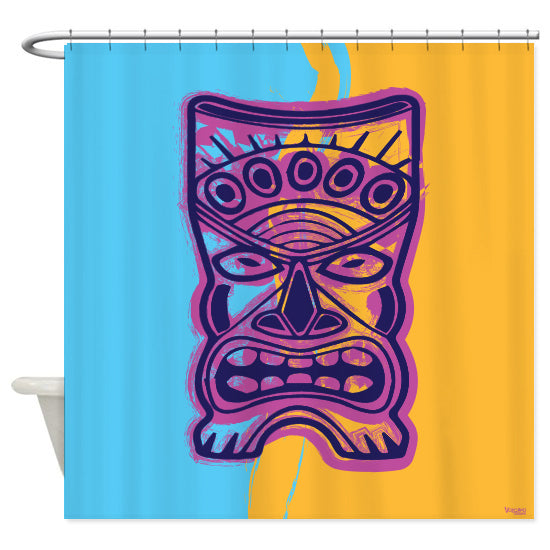 Tiki Shower Curtain