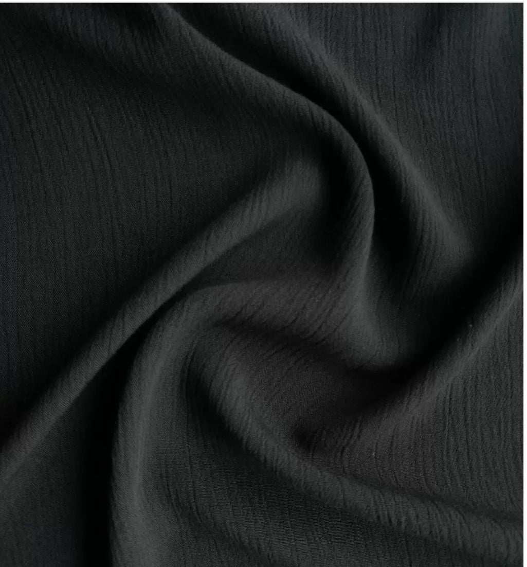 Dark Tiki Caftan - Solid Black