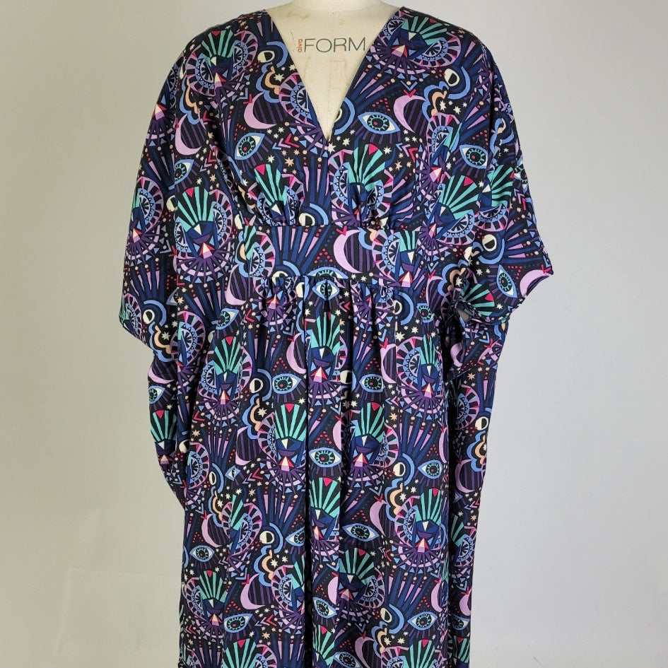 Magic Eyes Rayon Caftan