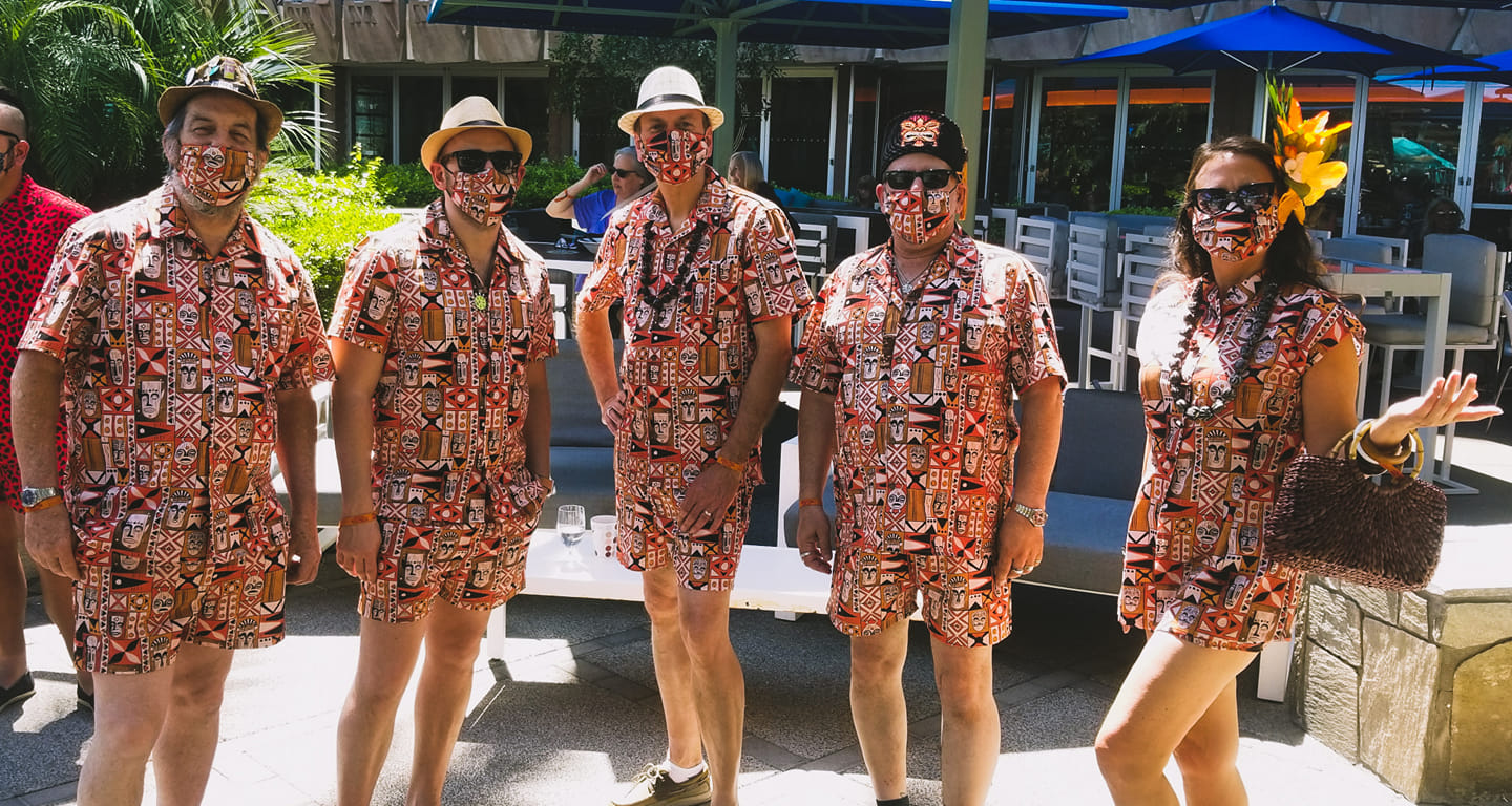 Creepy Tiki Cabana Set - Witchdoctor